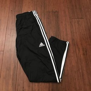 Black adidas joggers